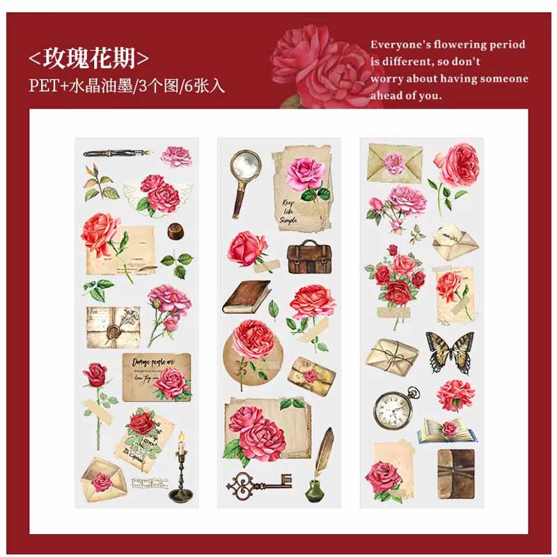 Journal Blooming Flowers Series Sticker MHD-HKJJ