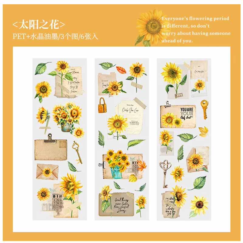 Journal Blooming Flowers Series Sticker MHD-HKJJ
