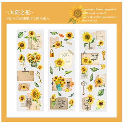 Journal Blooming Flowers Series Sticker MHD-HKJJ