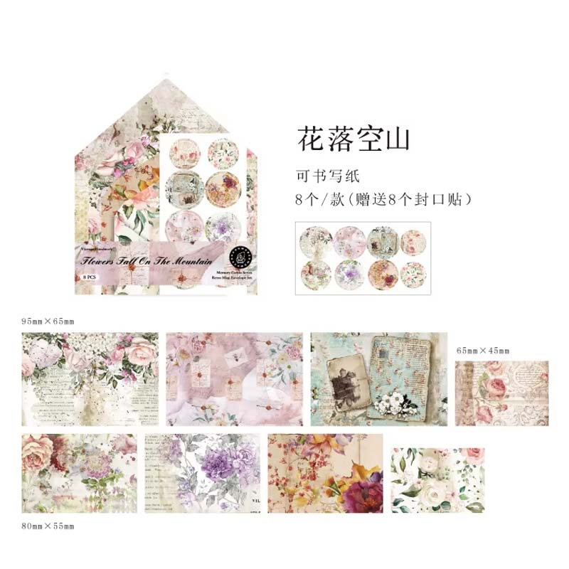 Journal Retro Mini Envelope Set MMK10G