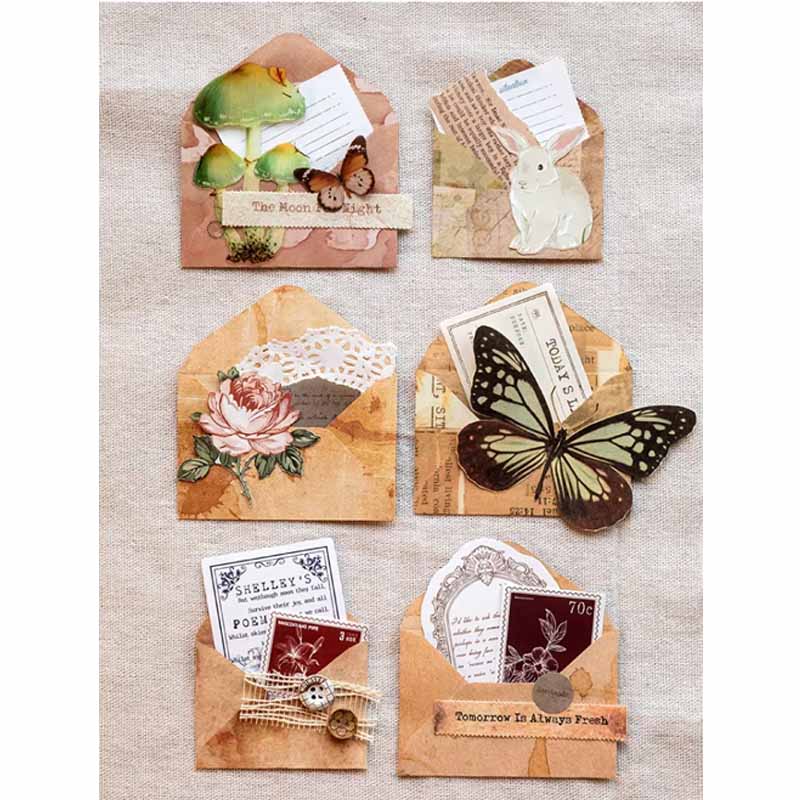 Journal Retro Mini Envelope Set MMK10G