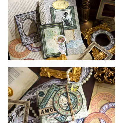 Journal Vintage Hollow Retro Frame MG024