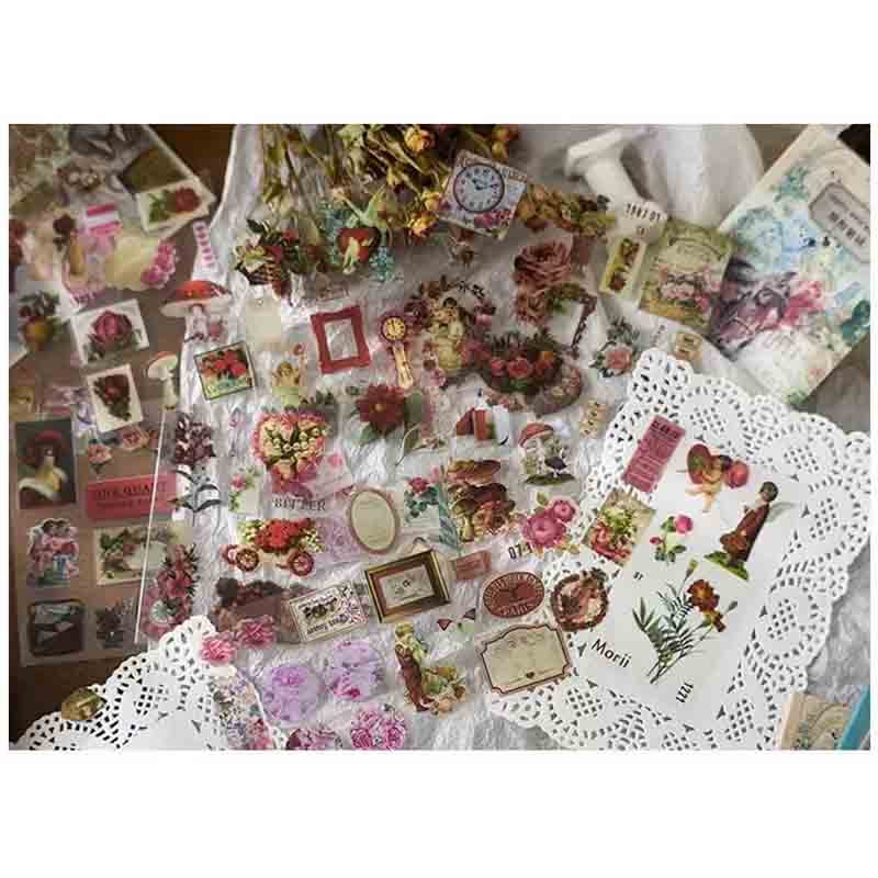 Kawaii-Q Brillant Elegy Series Vintage Stickers KQ-530