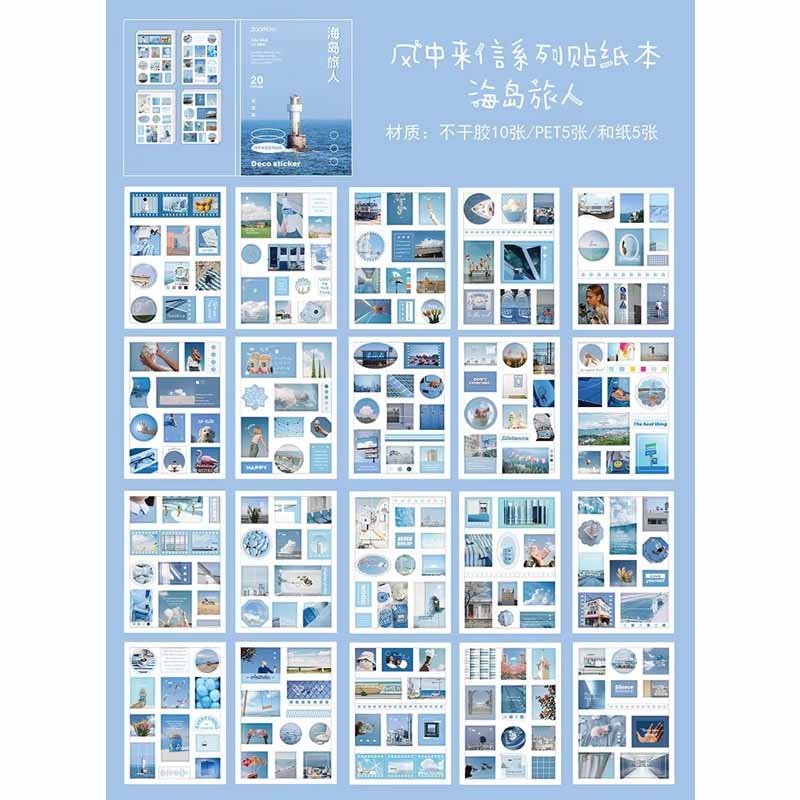 Kawaii-Q Letter From The Wind Deco Sticker Book KQ-99