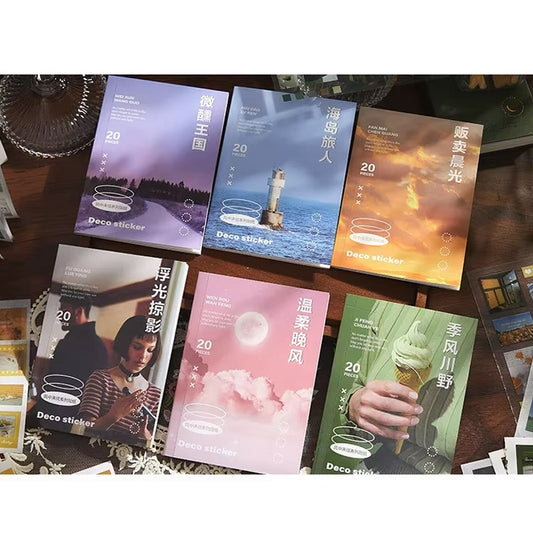 Kawaii-Q Letter From The Wind Deco Sticker Book KQ-99