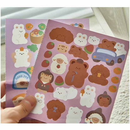 Kawaii-Q Odd House Animal Stickers KQ-006