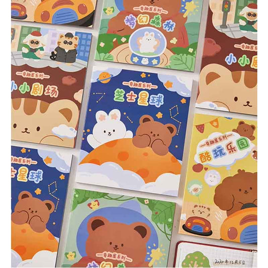 Kawaii-Q Odd House Animal Stickers KQ-006