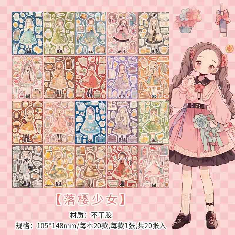 Kawaii-Q Sweet Heart Cartoon Sticker KQ-167