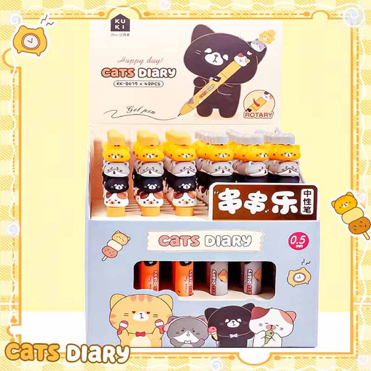 Kuki Fancy Cat Shaped Gel Pen (KK-8079)
