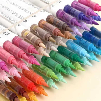 Lanquo Acrylic Brush Marker Set of 10