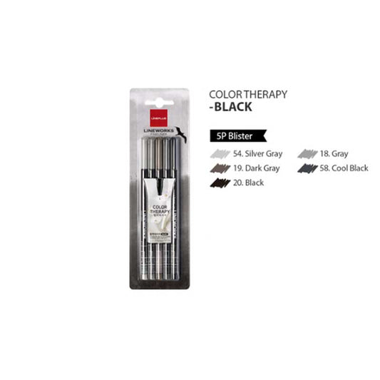 Lineplus Lineworks Fineliner Black Set