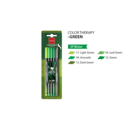 Lineplus Lineworks Fineliner Green Set