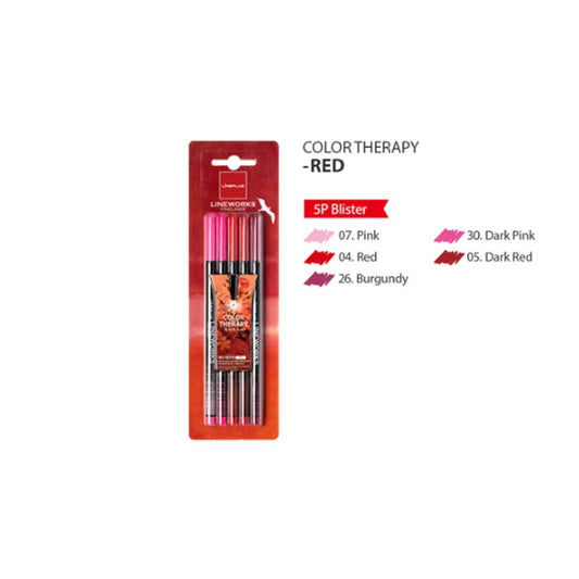 Lineplus Lineworks Fineliner Red Set