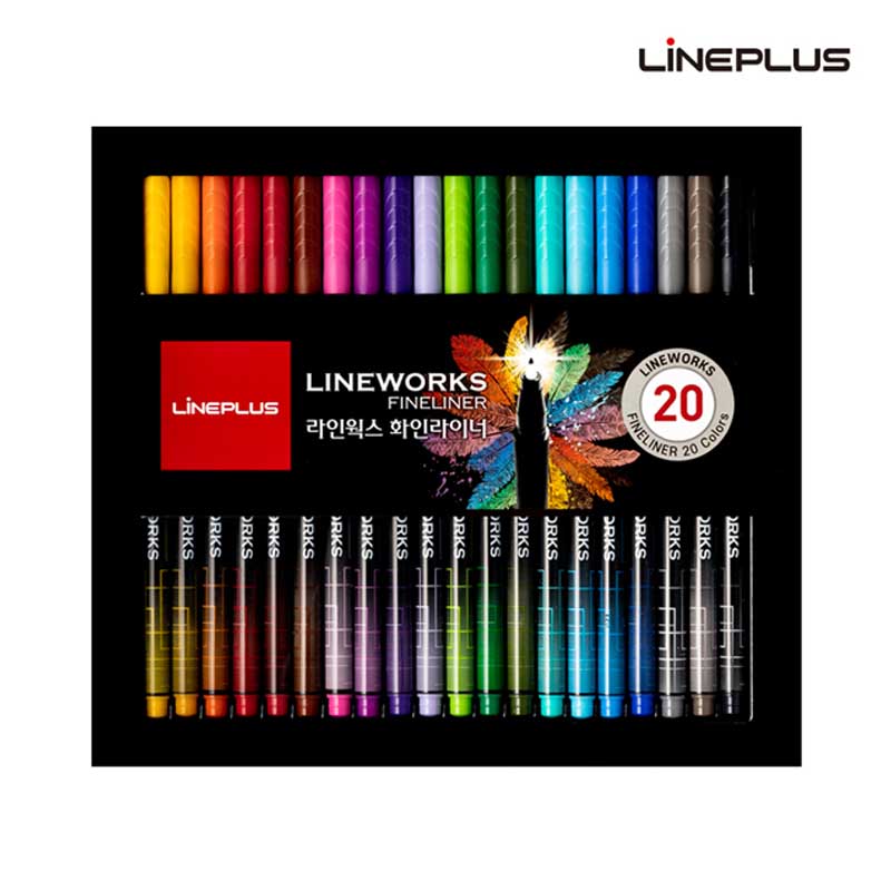 Lineplus Lineworks Fineliner Set of 20