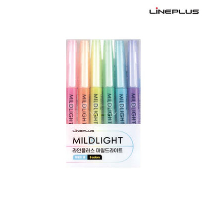 Lineplus Mildlight Highlighter Set of 6