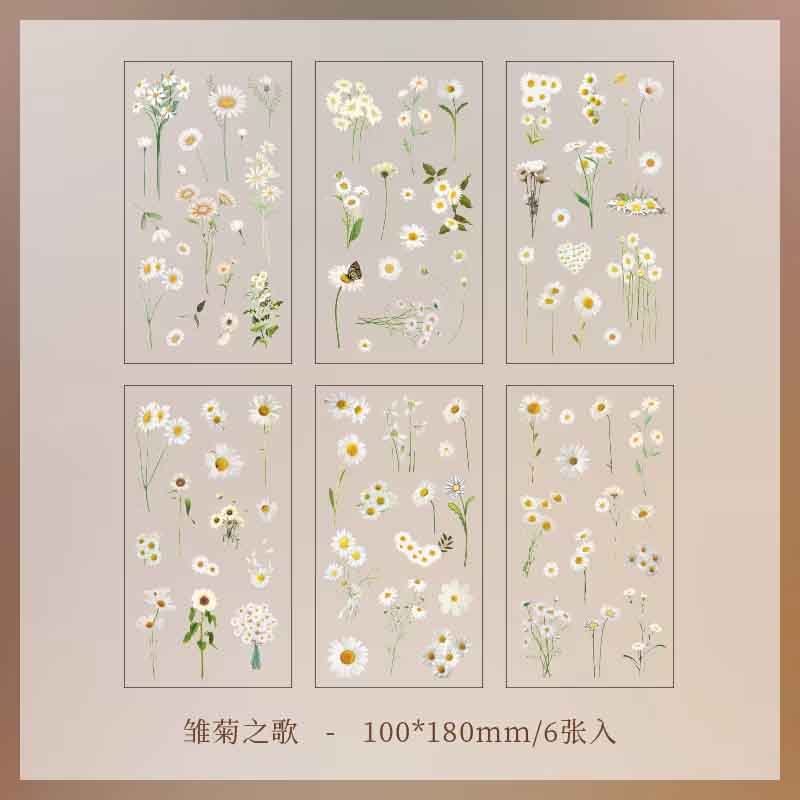Natural Garden Series Sticker ZRCS-8