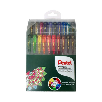 Pentel Energel Gel Pen Set of 20