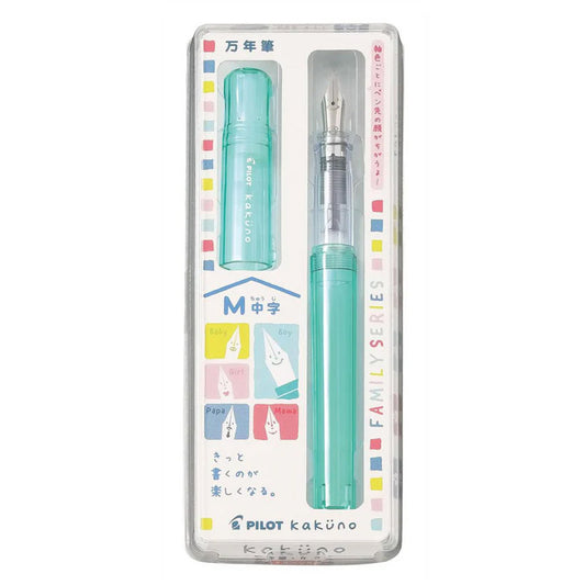 Pilot Kakuno Fountain Pen Transparent Green