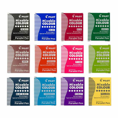 Pilot Parallel Pen Ink Cartridges Set of 6