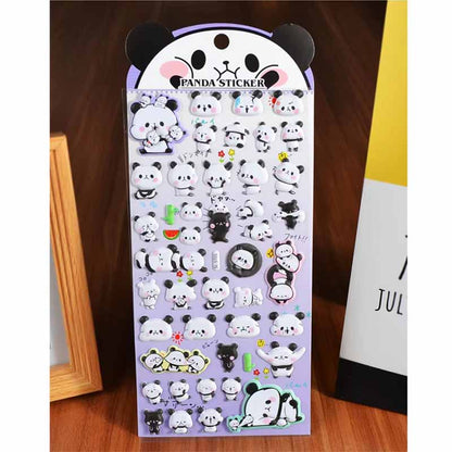 Puffy Panda Sticker SL-ST