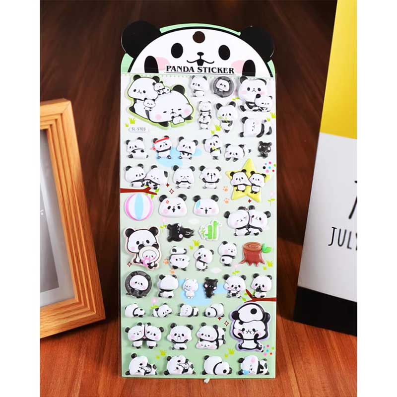 Puffy Panda Sticker SL-ST