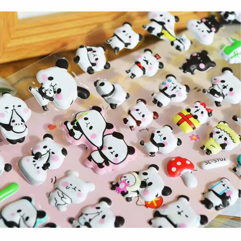 Puffy Panda Sticker SL-ST
