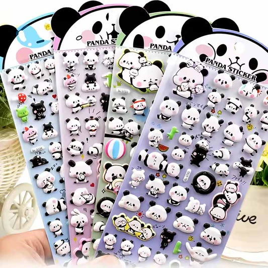 Puffy Panda Sticker SL-ST