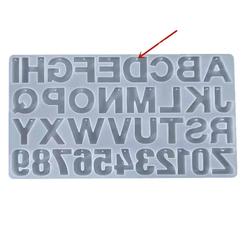 Resin Alphabet Mould 1.5in