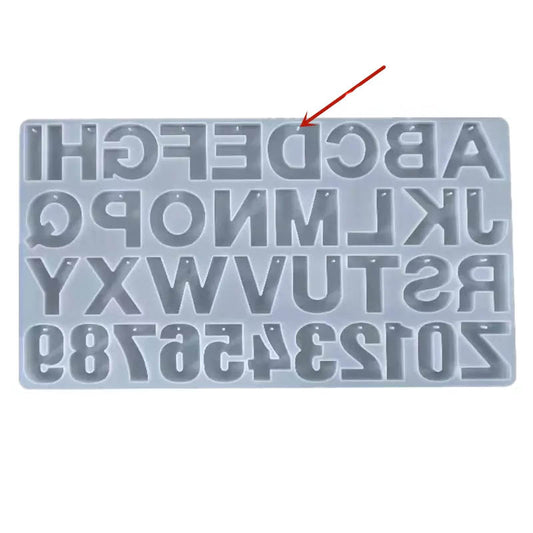 Resin Alphabet Mould 1.5in