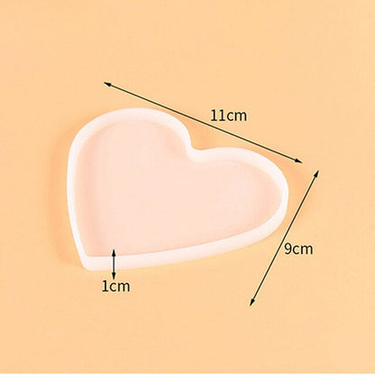 Resin Heart Mould Plain