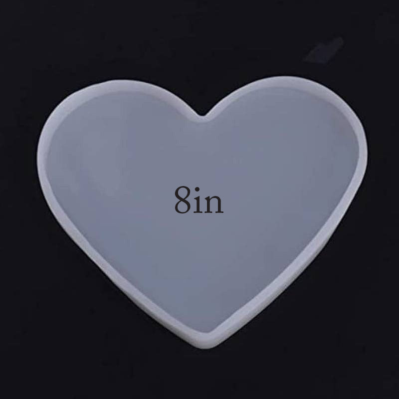 Resin Heart Mould Plain
