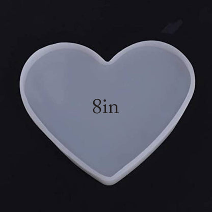 Resin Heart Mould Plain