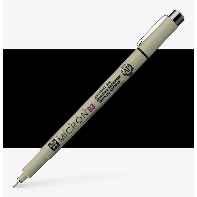 Sakura Pigma Micron Pen Black (Open Stock)