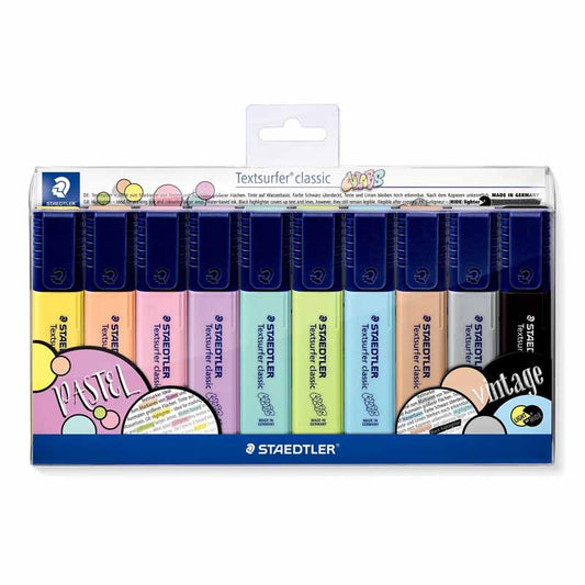 Staedtler Textsurfer Classic Highlighter Set of 10