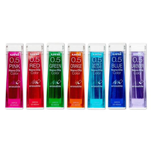 Uni Nano Dia Erasable Colored Lead 0.5mm
