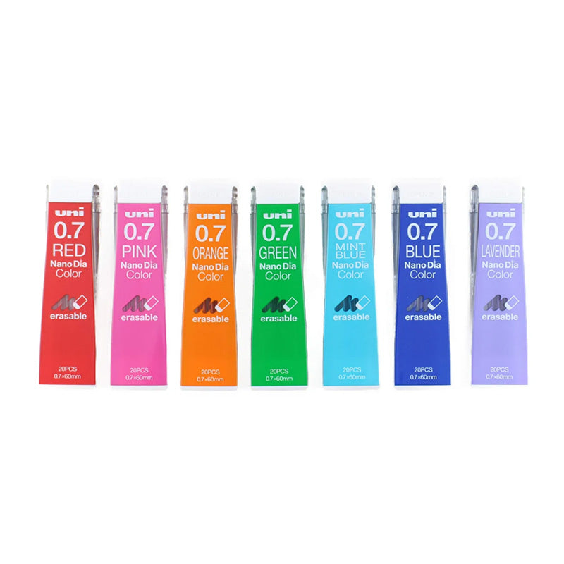 Uni Nano Dia Erasable Colored Lead 0.7mm