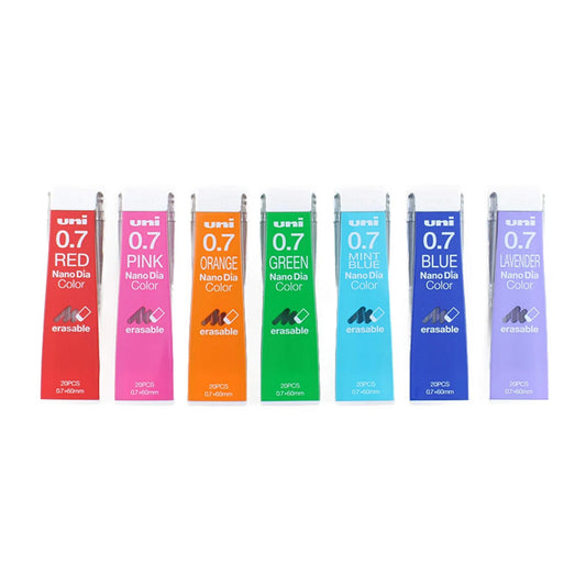 Uni Nano Dia Erasable Colored Lead 0.7mm