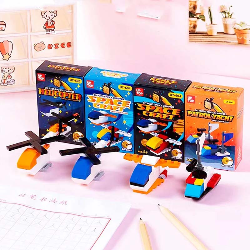 Up Top DIY Transportation Puzzle Sharpener UT-603