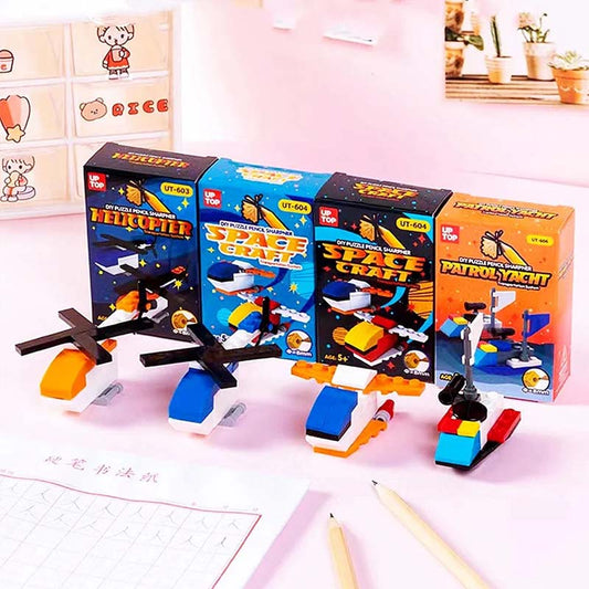 Up Top DIY Transportation Puzzle Sharpener UT-603