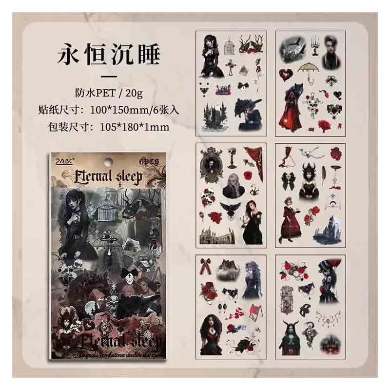 ZABC Gothic Series Sticker ATLTB-4