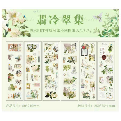 ZABC Love in All Seasons Deco PET Sticker SJJA-8