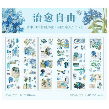 ZABC Love in All Seasons Deco PET Sticker SJJA-8