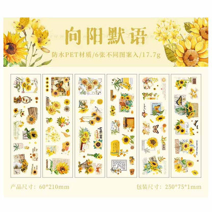 ZABC Love in All Seasons Deco PET Sticker SJJA-8