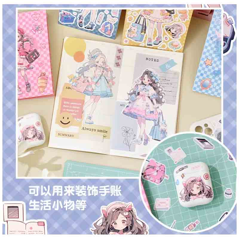 Kawaii-Q Sweet And Gentle Cartoon Sticker KQ-182