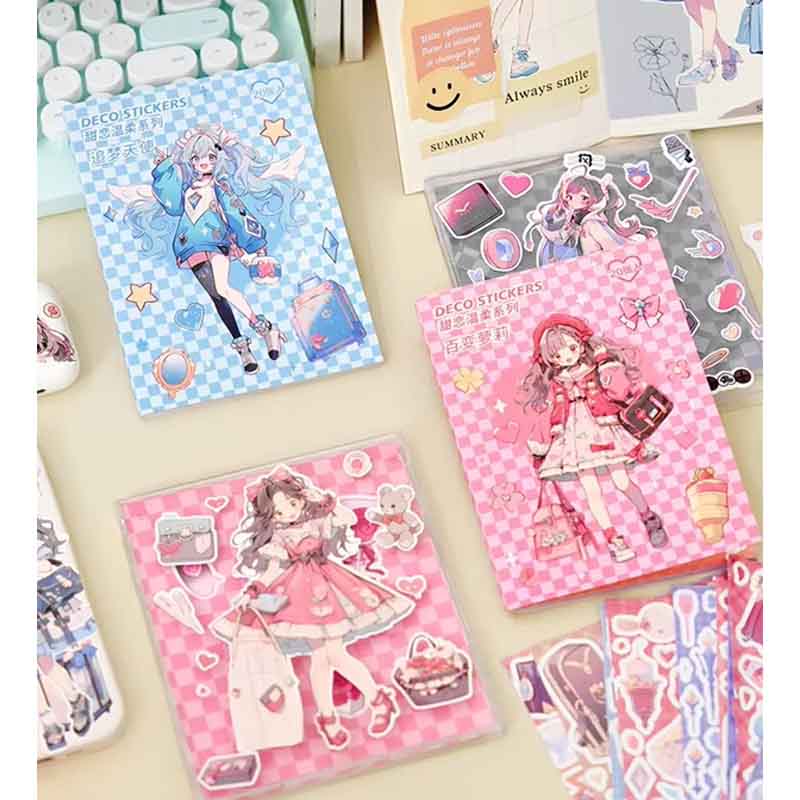 Kawaii-Q Sweet And Gentle Cartoon Sticker KQ-182