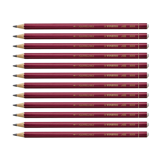 Stabilo | All Graphite Pencil | 12 Count Pack Of 1 | Graphite