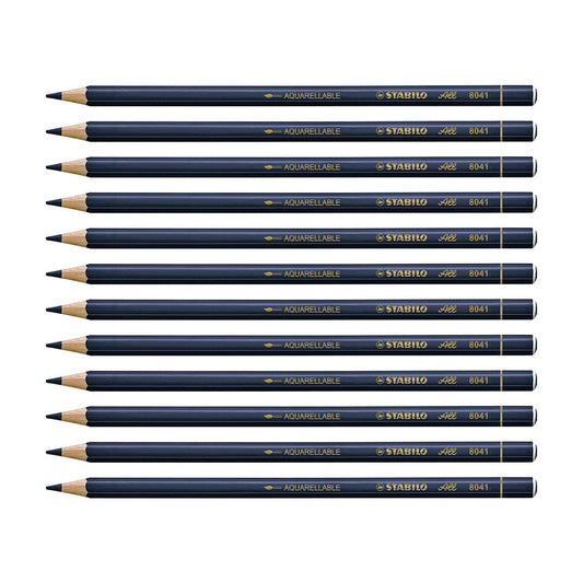 Stabilo | All Graphite Pencil | 12 Count Pack Of 1 | Blue