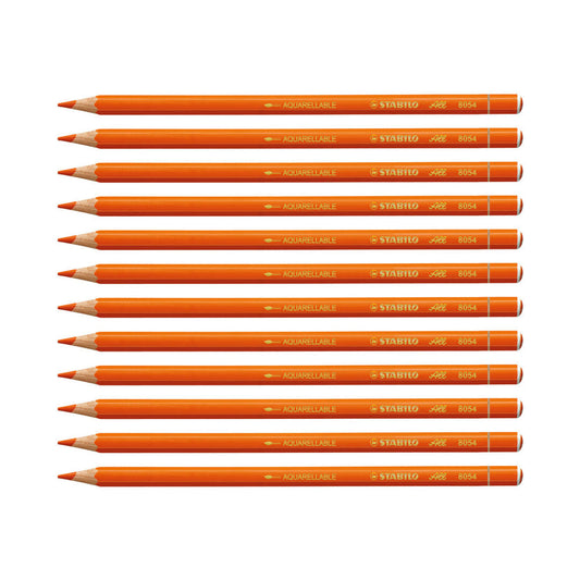 Stabilo | All Graphite Pencil | 12 Count Pack Of 1 | Orange