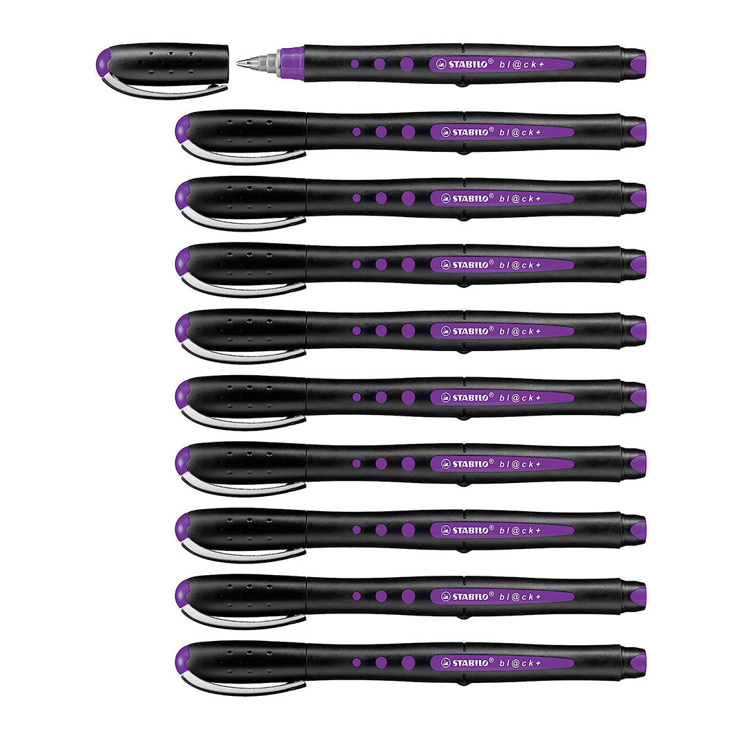 Stabilo | Bl@ck | Fine Tip | Lilac | Pack Of 10