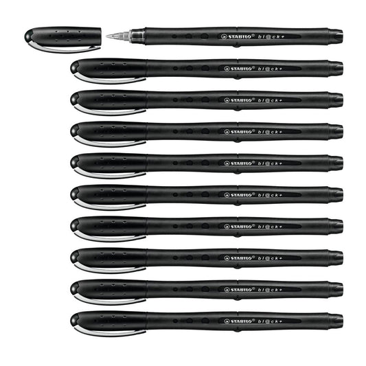 Stabilo | Bl@ck | Fine Tip | Black | Pack Of 10